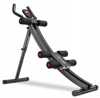 Ławka do ćwiczeń brzucha trenażer ABT Hop Sport regulowany z licznikiem