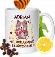Kubek Dla Adriana Kolegi Przyjaciela Męża Z Nadrukiem Prezent Biały 330Ml
