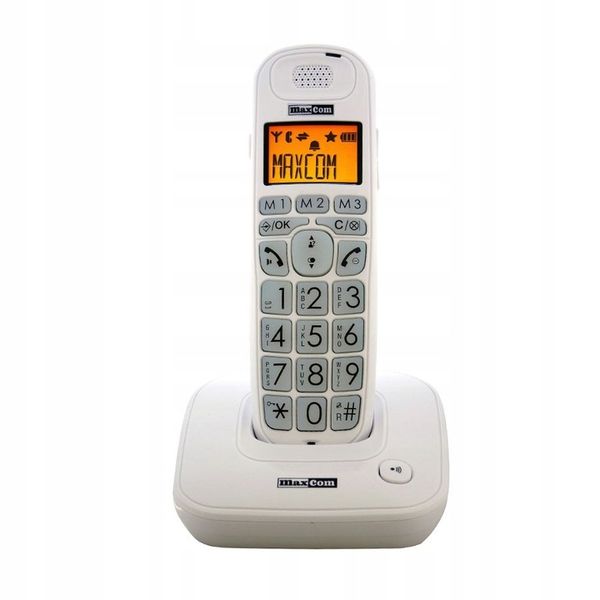 BEZPRZEWODOWY TELEFON STACJONARNY MC6800 Biały zdjęcie 1