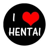 Przypinka I ♥ HENTAI