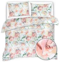 Pościel Satyna Bawełniana 180X200 - Herbaciane Róże