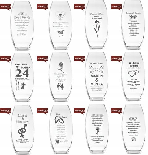 Wazon z grawer PREZENT pamiątka 1 Komunii Świętej na Arena.pl