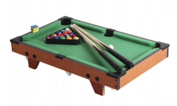 ZESTAW MINI STÓŁ DO BILARD-U BILARDOWY POOL BILE zdjęcie 1