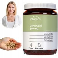Dong Quai Dzięgiel Chiński 500 mg Ekstrakt Menstruacja Menopauza Libido 60k