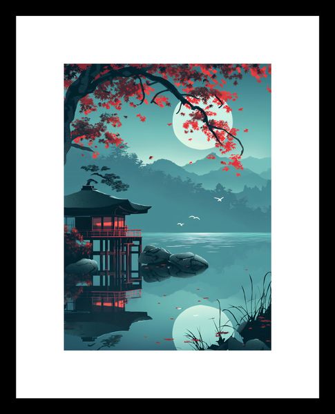 Plakat 13x18cm Japoński Pawilon zdjęcie 3