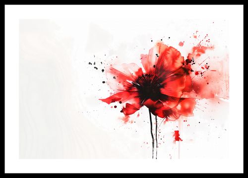 Plakat 45x30cm Płynna Akwarela na Arena.pl