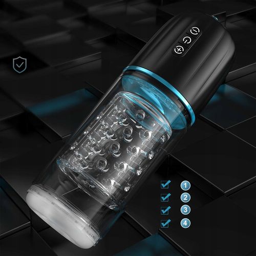 Automatyczny masturbator męski z 7 ruchami pchającymi i obrotowymi na Arena.pl