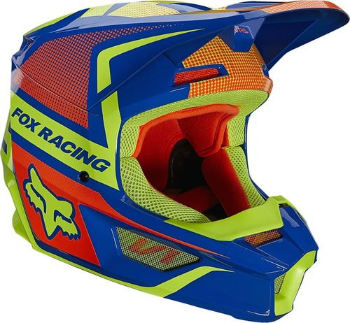 KASK FOX JUNIOR V-1 OKTIV BLUE YM na Arena.pl