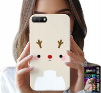 ETUI DO HUAWEI Y6 2018 - RENIFEREK, RENIFER, ŚWIĄTECZNE WZORY
