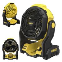 Wentylator przenośny akumulatorowy DeWalt 176 mm IP54 regulacja prędkości