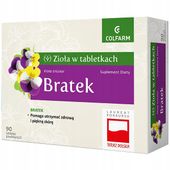 Colfarm Zioła w tabletkach Bratek, 90 tabletek powlekanych