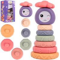 Klocki Miękkie Jenga Piramida Wieża Sensoryczna 8 El.