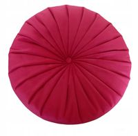 Poduszka dekoracyjna okrągła welur/plusz mix kolor