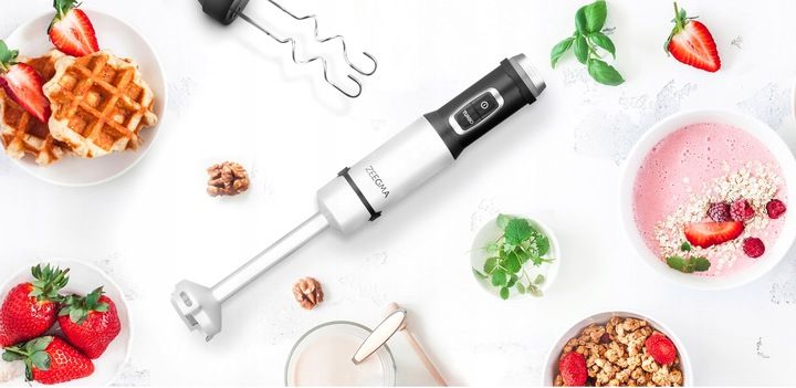 MOCNY WIELOFUNKCYJNY BLENDER MIKSER RĘCZNY 5w1 TYTANOWE OSTRZE temp do 140° zdjęcie 6