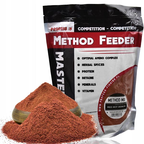Zanęta Profess METHOD FEEDER Master RED HOT DEMON zdjęcie 1