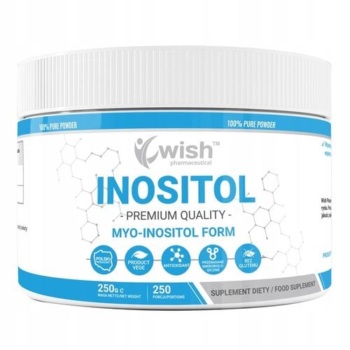 INOSITOL 100% CZYSTY Witamina B8 1000mg 250g na Arena.pl