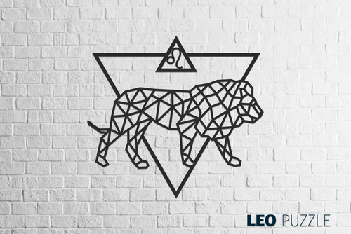 Ewa Drewniane Puzzle 3D - Dekoracja Ścienna Lew na Arena.pl