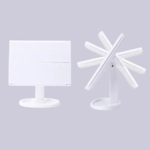 LUSTERKO KOSMETYCZNE PODŚWIETLANE ROZKŁADANE LED na Arena.pl