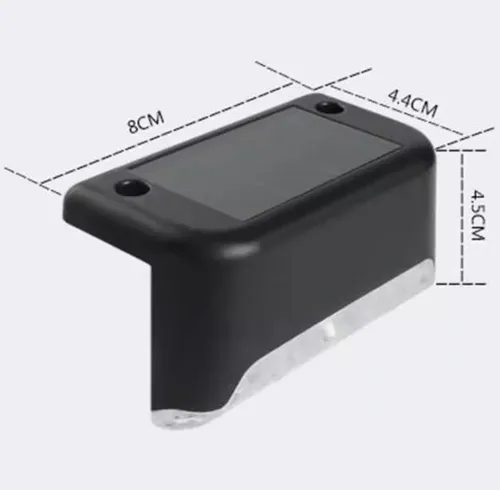 8 Lampki solarne ogrodzenie panelowe gabionowe LED na Arena.pl