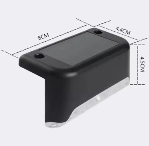 8 Lampki solarne ogrodzenie panelowe gabionowe LED zdjęcie 7