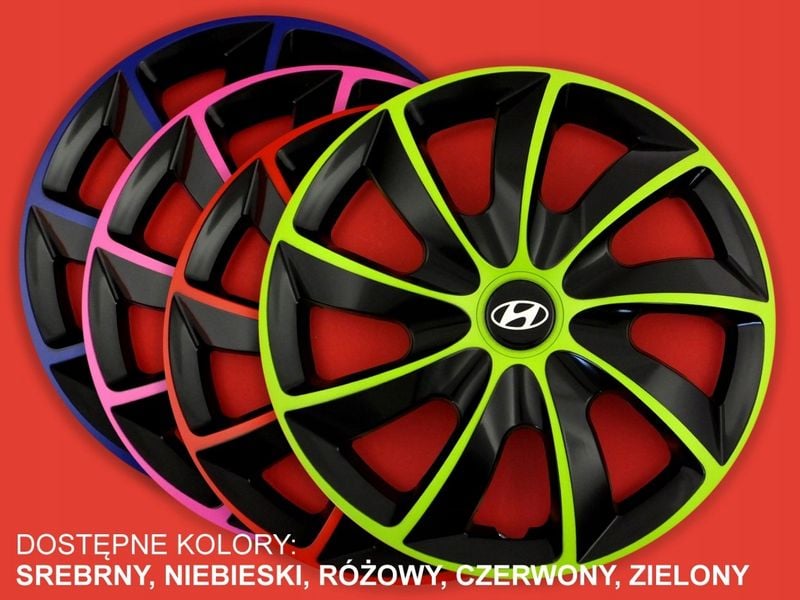 KOŁPAKI 15'' HYUNDAI i20 ix20 i30 i30CW Matrix QAD zdjęcie 6
