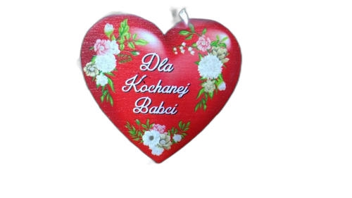 magnes SERCE BABCIA,  6,5 x 6,5 na Arena.pl