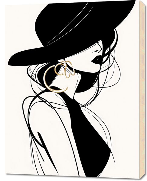 Obraz 70x90cm Uwikłana Elegancja zdjęcie 1