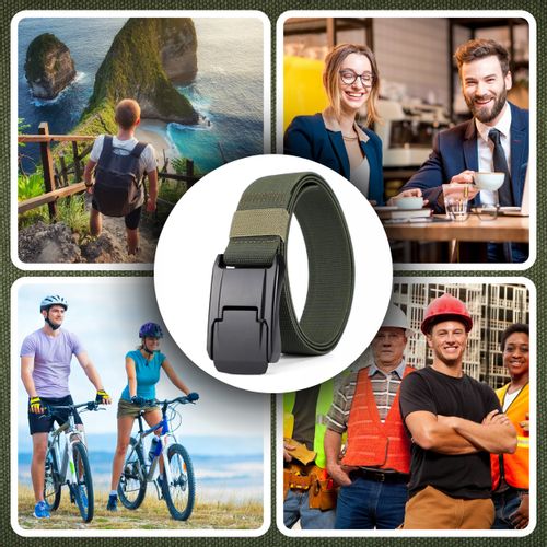 Parciany Elastyczny Taktyczny Pasek Klamra Automatyczna Damski Męski na Arena.pl