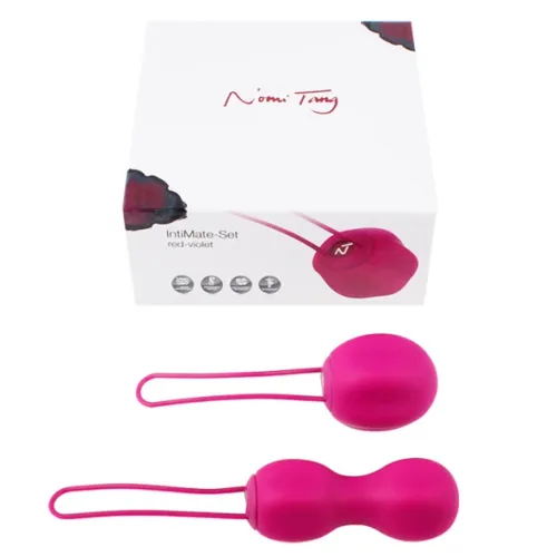 nomi tang intimate kegel set red violet - zestaw do treningu mięśni na Arena.pl