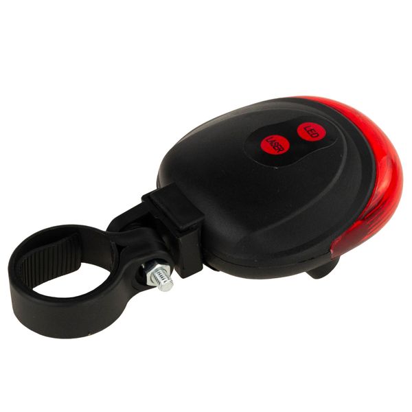 Lampka Rowerowa Laserowa 5 Led Laser zdjęcie 7