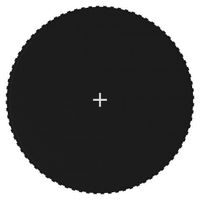 Mata do skakania do trampoliny 4,27 m, czarna, okrągła