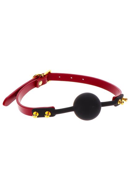 Silicone Ball Gag Red zdjęcie 1