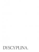 Plakat 60x80cm Z Napisami Nowoczesny Cytat Dyscyplina