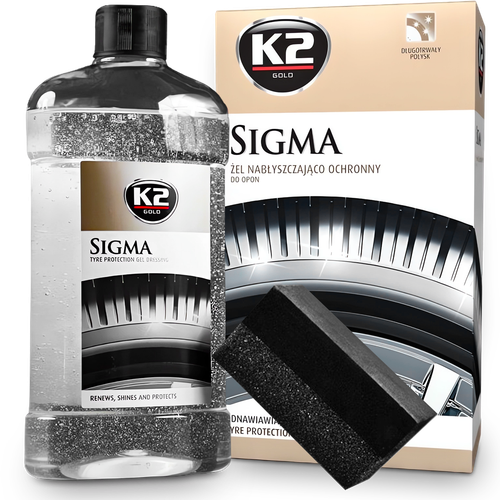 K2 ROTON 700ML KRWAWA FELGA  SZCZOTKA SIGMA DRESSING DO OPON APLIKATOR na Arena.pl