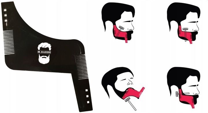 Zestaw Do Brody Kosmetyki Szczotka Wzornik ORGANIZER dla Brodacza zdjęcie 10