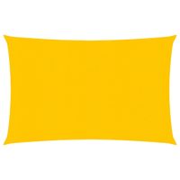 Żagiel przeciwsłoneczny, 160 g/m², żółty, 2,5x4,5 m, HDPE