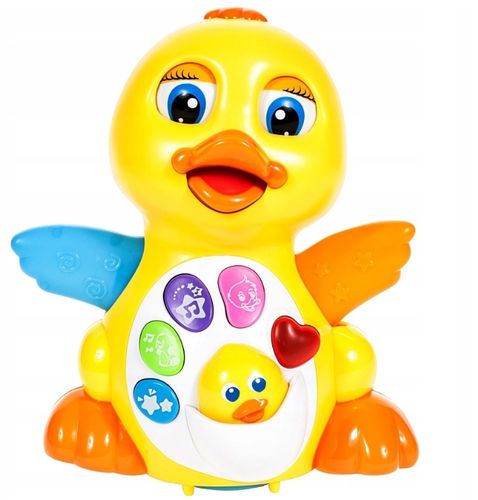 INTERAKTYWNA KACZUSZKA KACZKA GRA JEŹDZI MACHA SKRZYDEŁKAMI SERCE KWACZE na Arena.pl