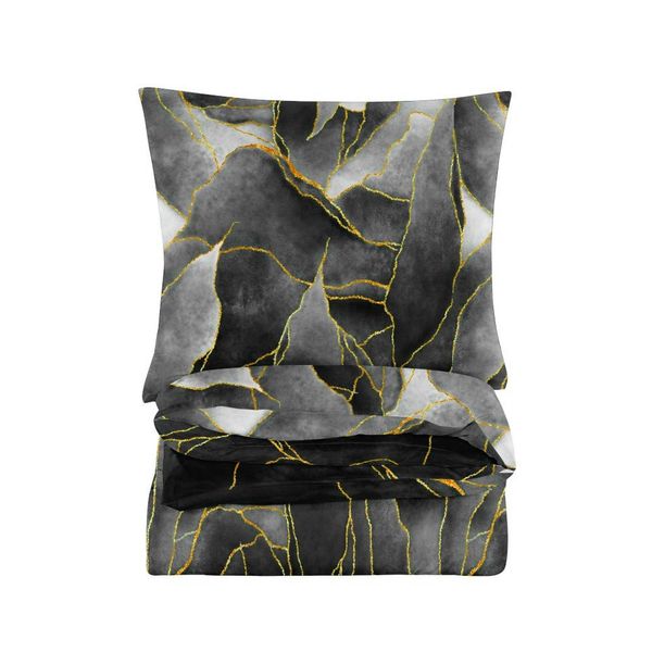 Pościel Marmur 160X200 Grisa 2349 zdjęcie 4