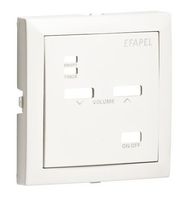 Efapel Base element centralny do sterownika dźwięku mono biały 90700 TBR