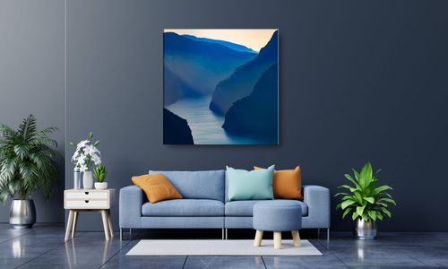 OBRAZ NA PŁÓTNIE 119 Zatoka 60x60cm na Arena.pl