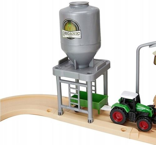 Mega Farma Gospodarstwo STODOŁA OBORA FGURKI ZWIERZĘTA DROGA + 3 TRAKTORY na Arena.pl