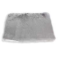 Dywan sztuczna skóra do salonu ekoskóra dywanik do sypialni szary 60x90cm UC19102120G