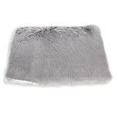 Dywan sztuczna skóra do salonu ekoskóra dywanik do sypialni szary 60x90cm UC19102120G