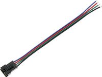 Konektor do taśm LED złącze gniazdo RGB z przewodem