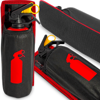 UCHWYT DO GAŚNICY SAMOCHODOWEJ MOCOWANIE NA RZEP DO BAGAŻNIKA GAŚNICA AUTA