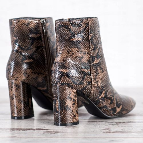 Botki W Szpic Snake Print r.38 na Arena.pl