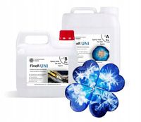 Żywica epoksydowa odlewnicza krystaliczna 1kg do 1.5 cm FineR UNI