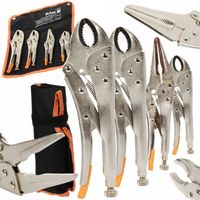 ZESTAW SZCZYPCE ZACISKOWE MORSA MORSEA 125 170 190 250MM KLUCZ ŻABA MATA BL