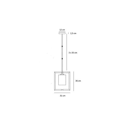 Lampa wisząca Berella Light Moli 1 BL0411 na Arena.pl
