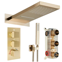 Bateria prysznicowa - złota